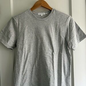 Good American Light Gray Short Sleeve Crew Neck Tee